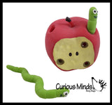 LAST CHANCE - LIMITED STOCK - Apple and Worms Peek a Boo Fidget Toy OT