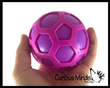 Honeycomb Color Changing Soft Doh Filled Stretch Ball with Mesh Web - Ultra Squishy and Moldable Relaxing Sensory Fidget Stress Toy