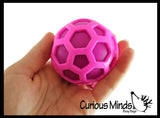 Nee-Doh Atomic Color Changing Soft Doh Filled Stretch Ball with Mesh Web - Ultra Squishy and Moldable Relaxing Sensory Fidget Stress Toy