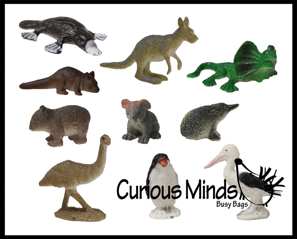 Miniature Australian Animal Figurines Replicas