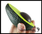 Small Realistic Avocado Squishy Slow Rise Foam Food Fruit - Sensory, Stress, Fidget Toy