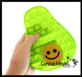 3 Avocado Fidget Toy Set - Bubble Popper, Doh Stress Ball, Slow Rise Squishy - Push Poke Bubble Wrap Fidget Toy - Sensory Stress Toy Avacado