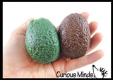 Avocado Squeeze Stress Ball with Shaving Cream Doh - Sensory, Stress, Fidget Toy OT
