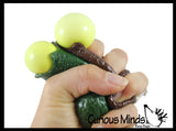 Avocado Squeeze Stress Ball with Shaving Cream Doh - Sensory, Stress, Fidget Toy OT