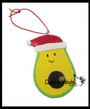 Cute Avocado Christmas Ornaments for Tree -  Christmas Holiday Decorations