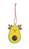 Cute Avocado Christmas Ornaments for Tree -  Christmas Holiday Decorations