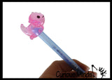 Axolotl Pencil Topper - Cute Axolotyl Animal for On Top of Pencils - Desk Pet