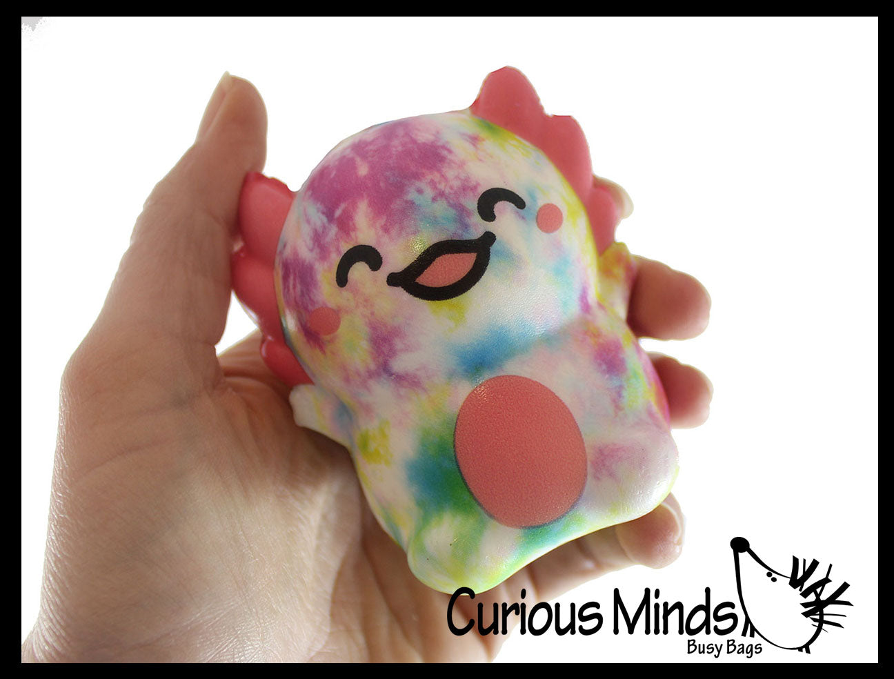 JUMBO 9.5 Axolotl Slow Rise Squishy Toys - Memory Foam Party