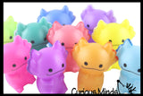 Axolotl Figurines - Cute Little Animal Figures for Decoration / Gifts or Party Favors