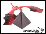Balancing Dragon - Magic Fidget Toy - Physics and Gravity Novelty Trick - Office Fidget - Science Desktop Toy
