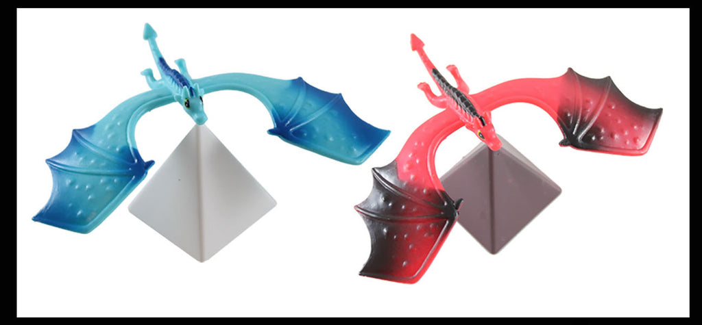 Balancing Dragon - Magic Fidget Toy - Physics and Gravity Novelty Trick - Office Fidget - Science Desktop Toy