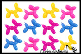 Mini Balloon Dog Stretchy Toy - Cute Squishy Sensory Fidget Toy - Party Favors & Prizes