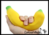 BULK - WHOLESALE - Sand Filled Squishy Banana - Moldable Sensory, Stress, Squeeze Fidget Toy ADHD Special Needs Soothing