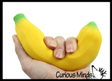 BULK - WHOLESALE - Sand Filled Squishy Banana - Moldable Sensory, Stress, Squeeze Fidget Toy ADHD Special Needs Soothing