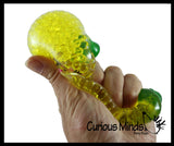 LAST CHANCE - LIMITED STOCK  - SALE - Set of 5 Fun Banana Toys - Moldable Sensory, Stress, Squeeze Fidget Toy ADHD Special Needs Soothing OT Water Beads
