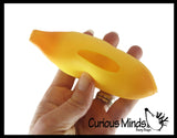 LAST CHANCE - LIMITED STOCK - Message Banana Water Gel Filled Squeeze Stress Ball  -  Sensory, Stress, Fidget Toy