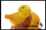 LAST CHANCE - LIMITED STOCK - Message Banana Water Gel Filled Squeeze Stress Ball  -  Sensory, Stress, Fidget Toy