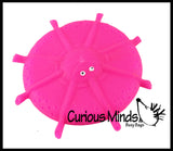 LAST CHANCE - LIMITED STOCK -  Water Soaker Flying Disk Pool or Bath Toy - Also Makes a Fun Squishy Fidget Ball - Water Bomb