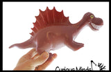 LAST CHANCE - LIMITED STOCK  - SALE - Large Soft Feel Dinosaur Figurine Toy - Bath Toy -  No Sharp Edges - Parasaurolophus/T Rex/Triceratops/Stegosaurus/Dimetrodon/Brachiosaurus