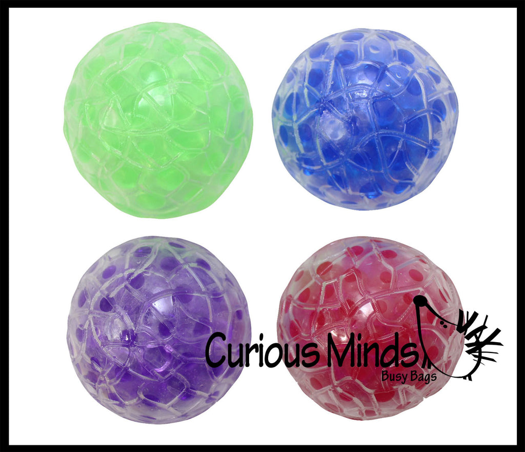 Sticky Ceiling Target Balls - Throw Globs to Stick to Ceiling and Catch When it Falls -  Water Bead Filled Squeeze Stress Ball  -  Sensory, Stress, Fidget Toy