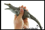 Alligator Stretchy and Squeezy Toy - Crunchy Bead Filled - Fidget Stress Ball - Gator Crocodile
