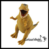 T Rex Dinosaur Stretchy and Squeezy Toy - Crunchy Bead Filled - Dino Fidget Stress Ball