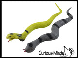 LAST CHANCE - LIMITED STOCK  - SALE - Snake Stretchy and Squeezy Toy - Crunchy Bead Filled - Reptile Fidget Stress Ball