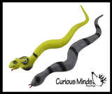 LAST CHANCE - LIMITED STOCK  - SALE - Snake Stretchy and Squeezy Toy - Crunchy Bead Filled - Reptile Fidget Stress Ball