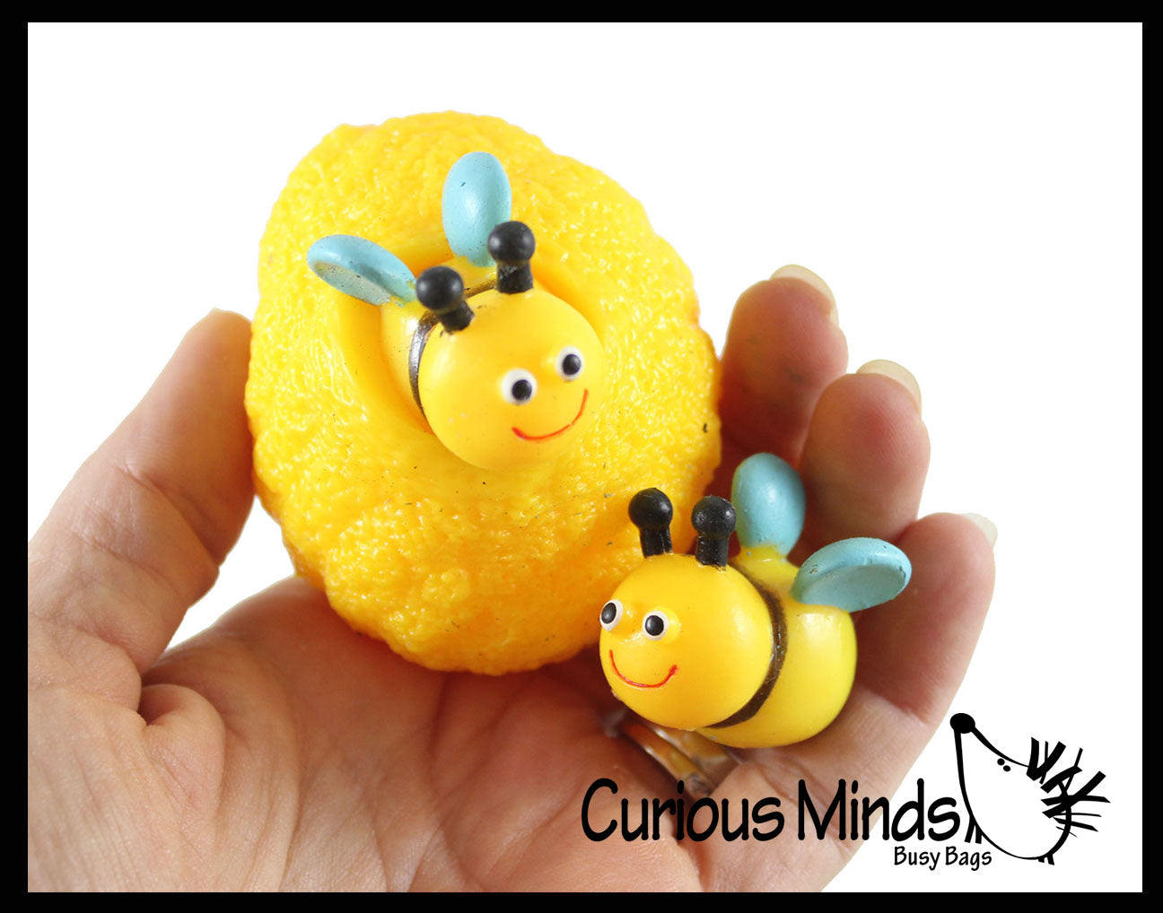 Bees in Hive - Bumblebee - Peek a Boo Stretchy Fidget Toy
