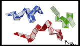 Twist Stick Fidget - Magic Endless Turning Snake Fidget Toy - Bend and Fold Crazy Shapes Puzzle - ADD Anxiety