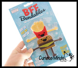 LAST CHANCE - LIMITED STOCK - SALE  -  BFF Bendable Fidget Toys - Cute Figurines - Best Friends Forever - Gift Goes Together Like