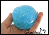 Bingsu Crunchy Shimmer Bead Ball  Squeeze Stress Ball  -  Sensory, Stress, Fidget Toy