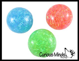 Bingsu Crunchy Shimmer Bead Ball  Squeeze Stress Ball  -  Sensory, Stress, Fidget Toy