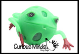 Squishy Frog Fidget Toy - Mesh Blob Stress Ball