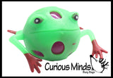 Squishy Frog Fidget Toy - Mesh Blob Stress Ball