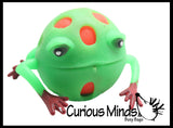 Squishy Frog Fidget Toy - Mesh Blob Stress Ball