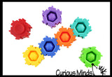 LAST CHANCE - LIMITED STOCK -  SALE -Connecting Block Bubble Pop Fidget Spinner with Single Bubbles - 3 in 1 Fidget Toy - Bubble Popper Sensory Stress Toy