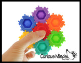 LAST CHANCE - LIMITED STOCK -  SALE -Connecting Block Bubble Pop Fidget Spinner with Single Bubbles - 3 in 1 Fidget Toy - Bubble Popper Sensory Stress Toy