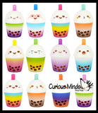 Bubble Tea Drink Slow Rise Squishy Toys - Memory Foam Party Favors, Prizes, OT