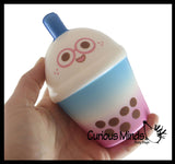Bubble Tea Drink Slow Rise Squishy Toys - Memory Foam Party Favors, Prizes, OT