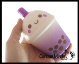 Bubble Tea Drink Slow Rise Squishy Toys - Memory Foam Party Favors, Prizes, OT