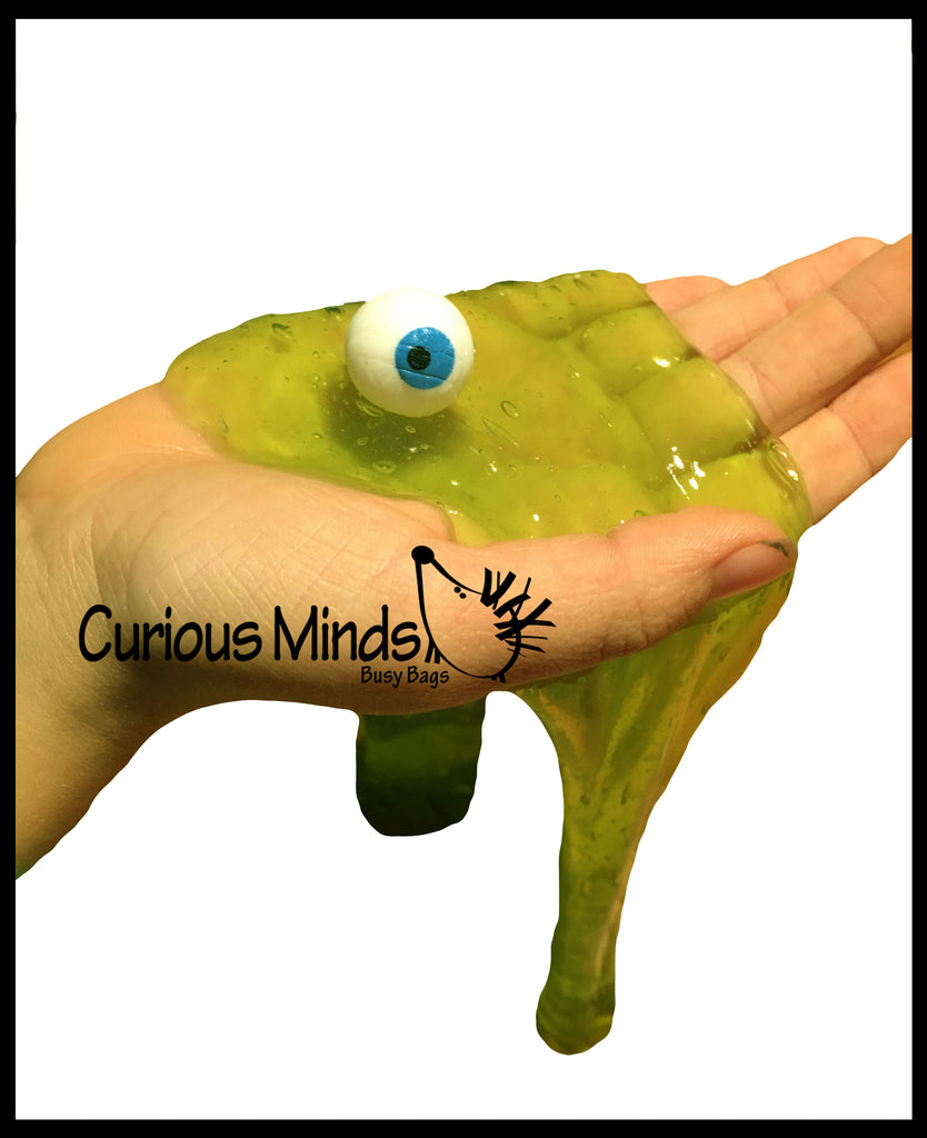 LAST CHANCE - LIMITED STOCK  - Gross Body Parts in Green Slime - Putty / Slime