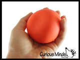 Sampler Pack of 5 Different 2.5" Stress Balls - Confetti, Metallic, Glitter, Doh, Soft - Squishy Gooey Shape-able Squish Sensory Squeeze Balls