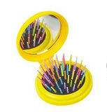 LAST CHANCE - LIMITED STOCK  - Compact Folding Hair Brush with Mirror