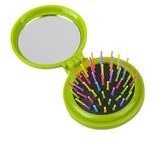 LAST CHANCE - LIMITED STOCK  - Compact Folding Hair Brush with Mirror