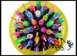 LAST CHANCE - LIMITED STOCK - SALE  - Beads on Brush Pegs - Compact Fine Motor Learning Toy