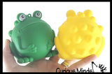 Frog Bubble Pop Ball -  Cute Animal Bubble Poppers on Ball Squeeze to Pop - Silicone Push Poke Bubble Wrap Fidget Toy - Press Bubbles to Pop - Bubble Popper Sensory Stress Toy