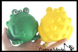 Frog Bubble Pop Ball -  Cute Animal Bubble Poppers on Ball Squeeze to Pop - Silicone Push Poke Bubble Wrap Fidget Toy - Press Bubbles to Pop - Bubble Popper Sensory Stress Toy