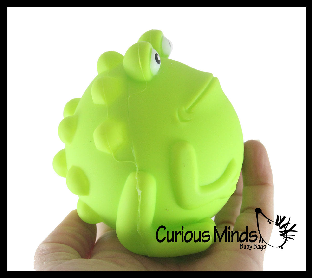 Frog Bubble Pop Ball - Cute Animal Bubble Poppers on Ball Squeeze to P
