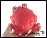 Frog Bubble Pop Ball -  Cute Animal Bubble Poppers on Ball Squeeze to Pop - Silicone Push Poke Bubble Wrap Fidget Toy - Press Bubbles to Pop - Bubble Popper Sensory Stress Toy